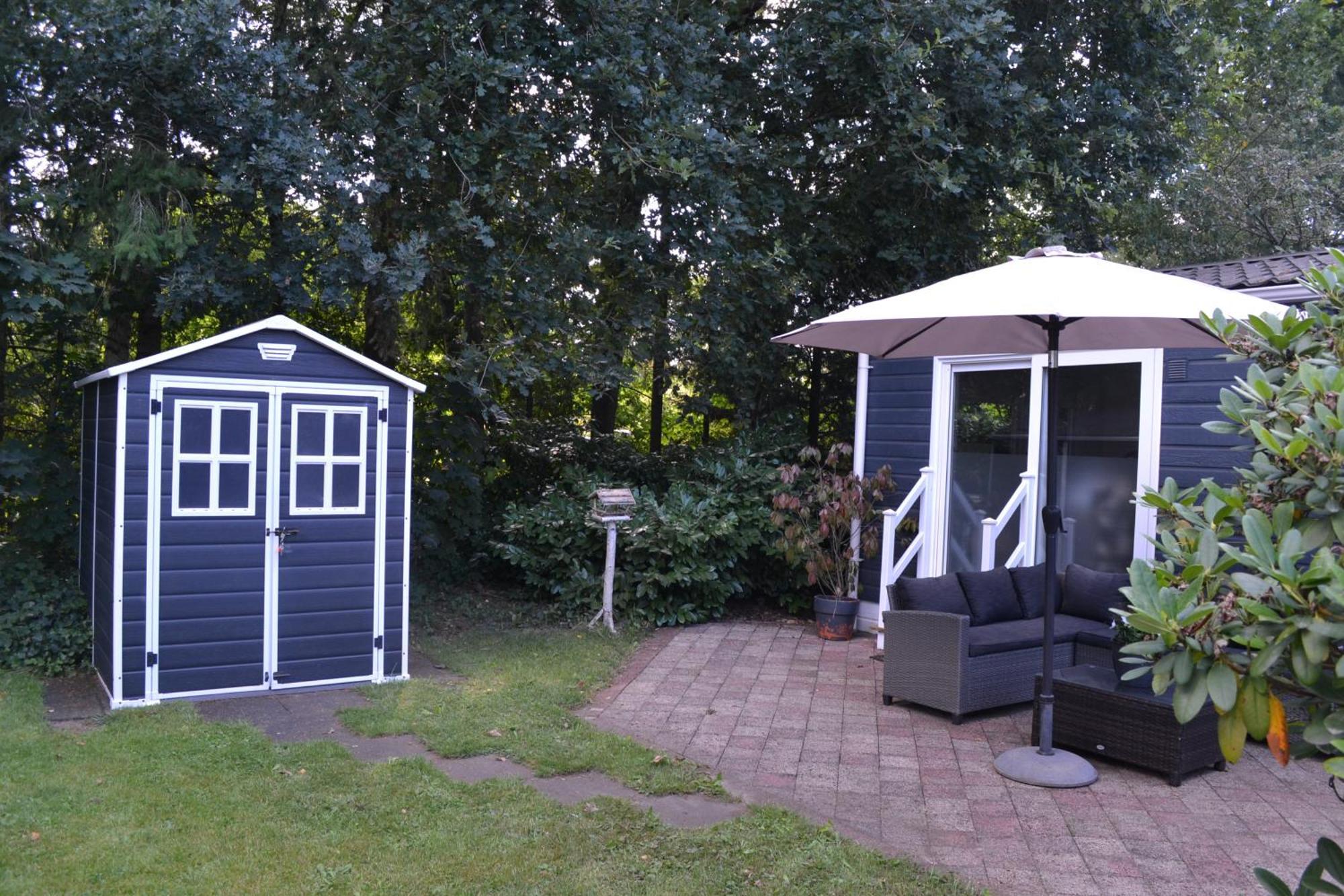 Modern Chalet In De Bossen Van De Veluwe Epe Eksteriør billede